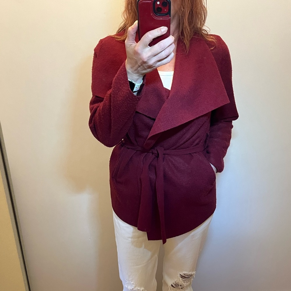 Stunning warm Italian wrap sweater